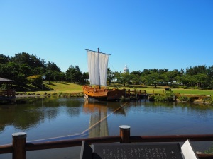 日和山公園・帆船